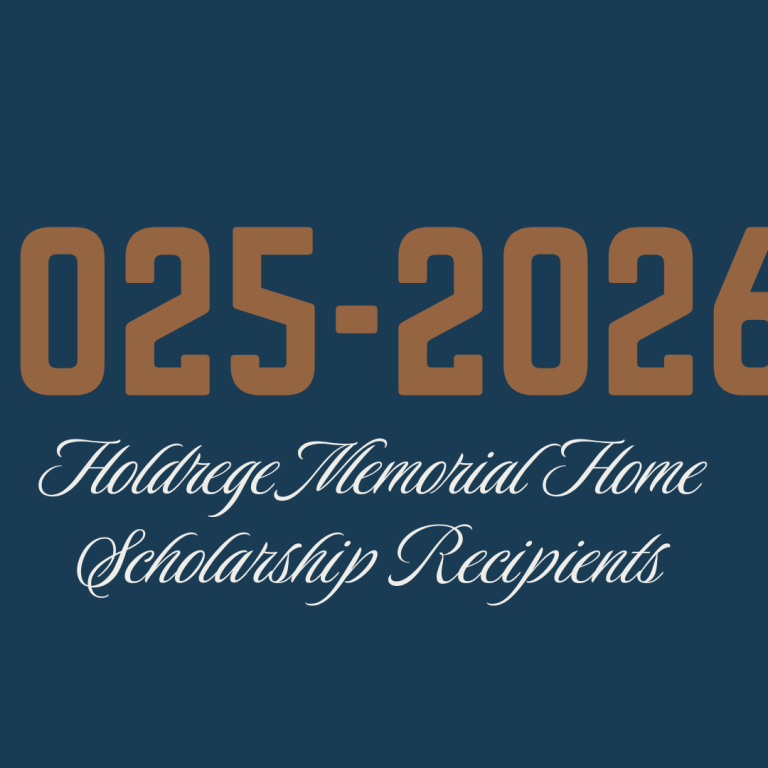 2025-2026 Holdrege Memorial Home Scholarship Recipients